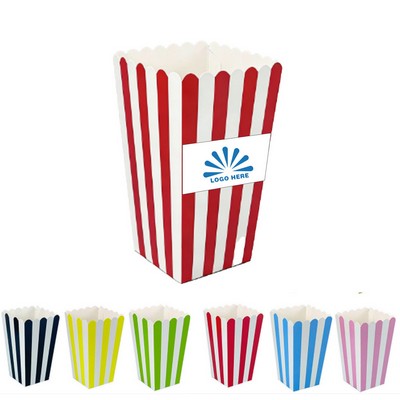 Foldable Popcorn Bucket Box