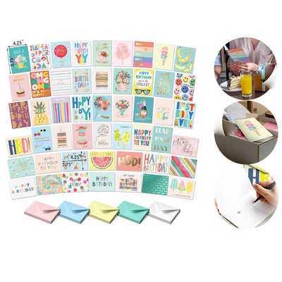 Birthday Greeting Cards with Assortment Box