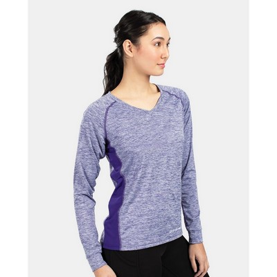 Holloway Women's Electrify CoolCore® Long Sleeve V-Neck T-Shirt - 222770