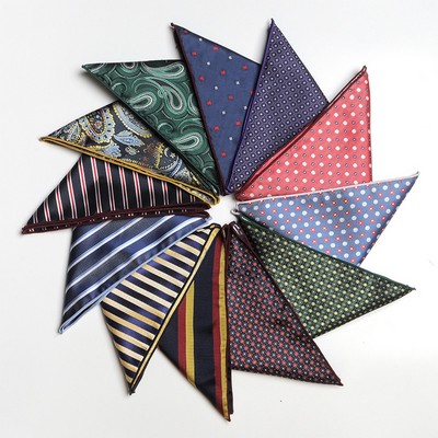 16x16" Pocket Squares for Men Mens Handkerchiefs for Wedding Business Banquet Suit Accessories