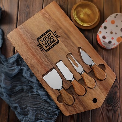 Portable Wooden Cutting Board for Kitchen