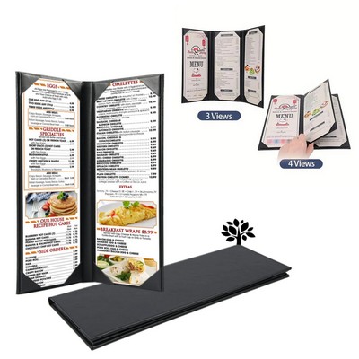 4.25 X 11" Leather Hotel Restaurant Menu Holder