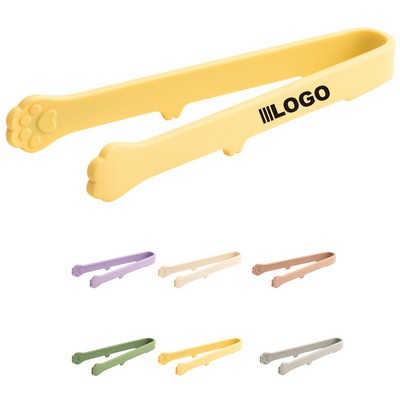 Silicone Cat Paw Food Tongs Non-Slip Snack Clip