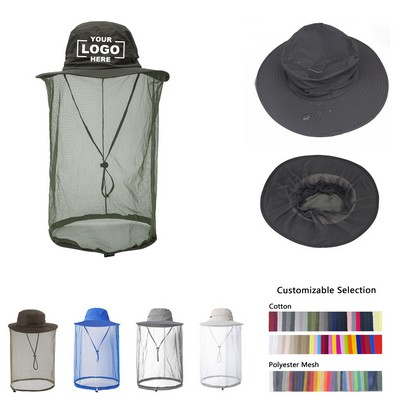 Camping Hiking Head Net Hat