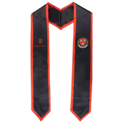 Custom 84"L Unisex Adult Graduation Honor Stole Classic End With Trim
