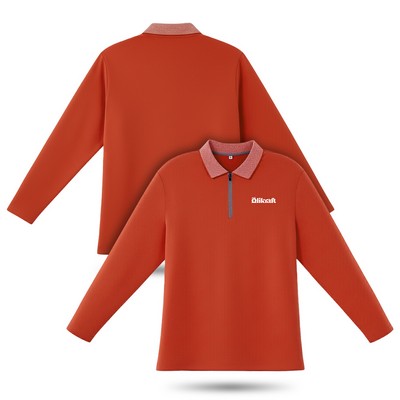 Men's Super Soft Quarter Zip Pullover With Rib Knit Collar