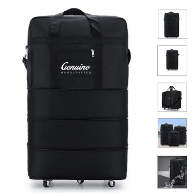 Adjustable Capacity Rolling Duffel Bag