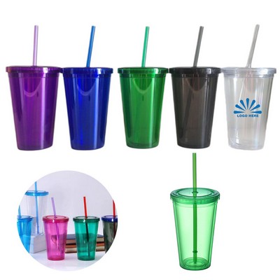 16 Oz Double Wall Acrylic Cups