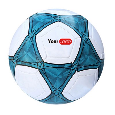 Size 5 Blue Pentagram Football