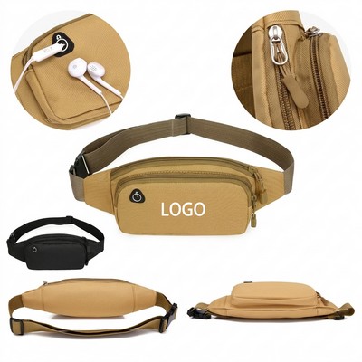 Water-Repellent Oxford Fanny Pack