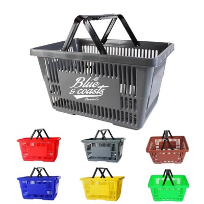 Handheld Plastic Shopping Basket