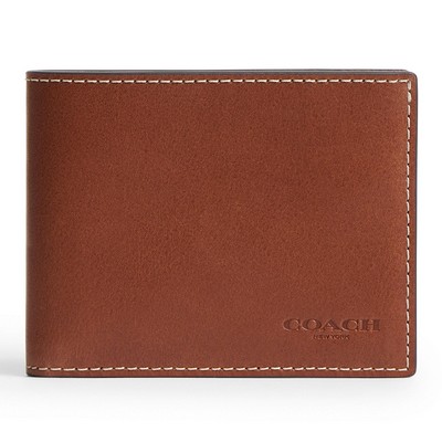 Coach Mens Full Grain Leather Slim Billfold