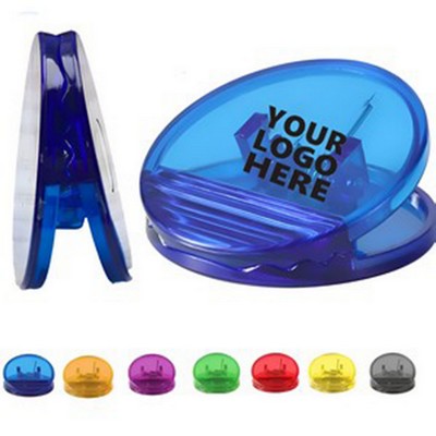 Round Magnetic Memo Clip And Document Holder