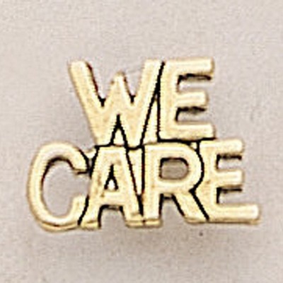 We Care Marken Design Cast Lapel Pin (Up to 5/8")
