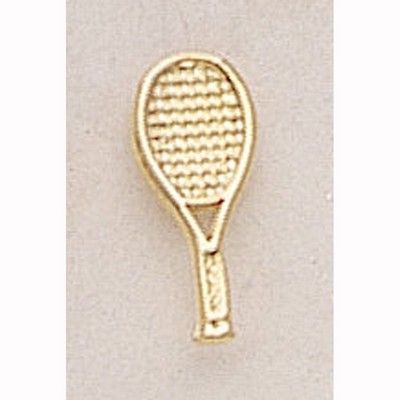 Tennis Racquet Marken Design Cast Lapel Pin (Up to 5/8")