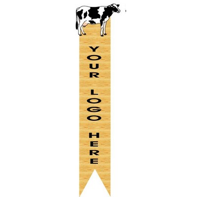 Cow Bookmark w/ Black Back