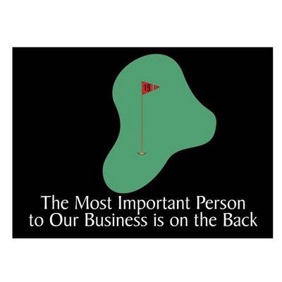 Golf Course Rectangle Photo Hand Mirror (2½"x3½")