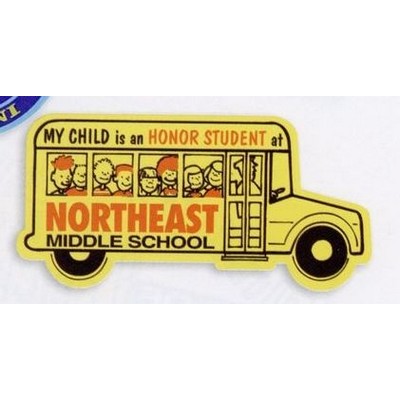 Yellow Vinyl Custom Decal w/Adhesive Back (5 or Less Square Inch)