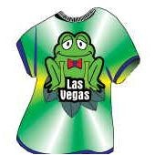 Las Vegas Frog T-Shirt Lapel Pin