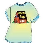 School Days House T-Shirt Lapel Pin