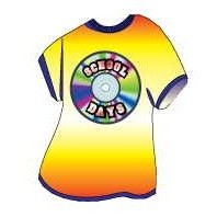 School Days Disc T-Shirt Mighty Mini Magnet