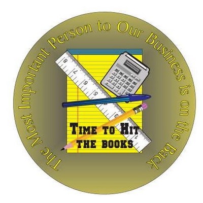 School Supplies Circular Photo Hand Mirror (2½" Diameter)