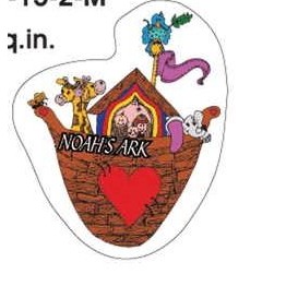 Noah's Ark Bookmark w/ Black Back