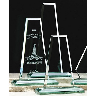 Jade Glass Tower Award (5"x8")