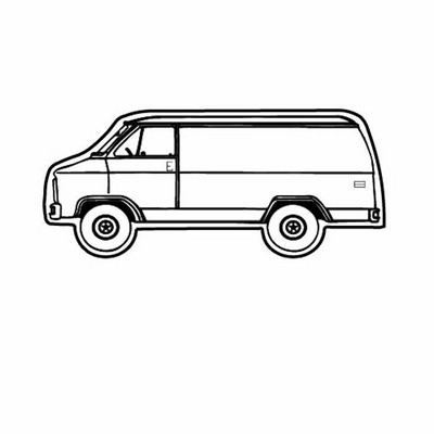 Magnet - Medium Van - Full Color