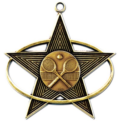 Stock All-Star 3" Medal-Tennis