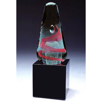 Mercury Rising Sculpture w/ Marble Base (2.5"x7.5")