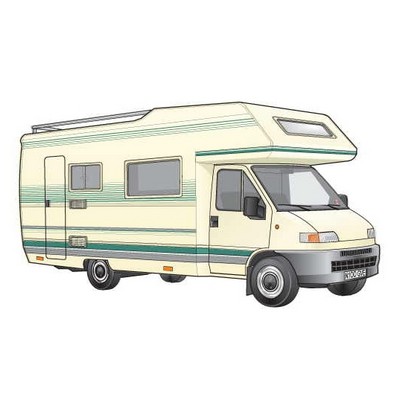 Recreational Vehicle 2 Maxi Magnet (3 Square Inch)