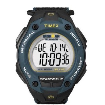 Timex® Ironman Teal Blue Traditional 30 Lap Mega Watch W/ Nylon Strap