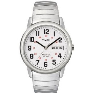 Timex® Silver Core Easy Reader Watch W/ White Dial