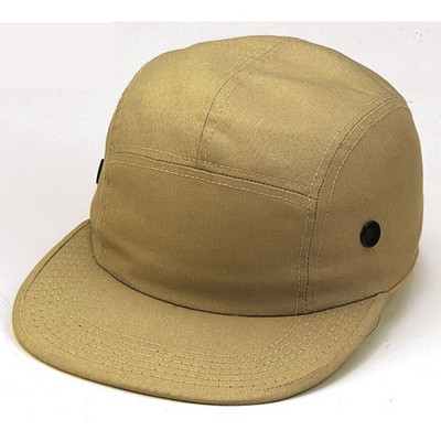 Poly/Cotton Khaki Military Street Cap