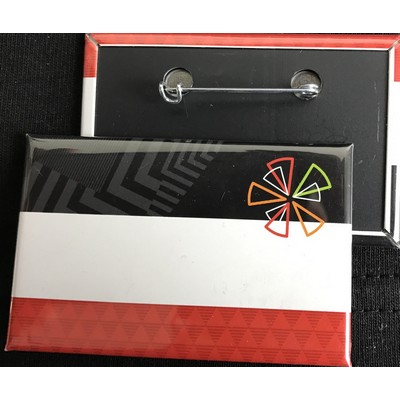 Rectangle Button (2 3/4"x1 3/4")
