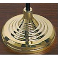 Stick Flag Gold Styrene Table Base w/1 Hole (4"x6")