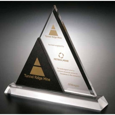 Acrylic Triangle Pyramid Award