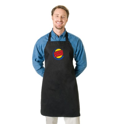 Wide Bib Butcher Apron (28"x34")