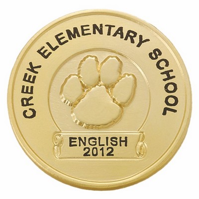 Paw Print Lapel Pin Academic Achievement Award
