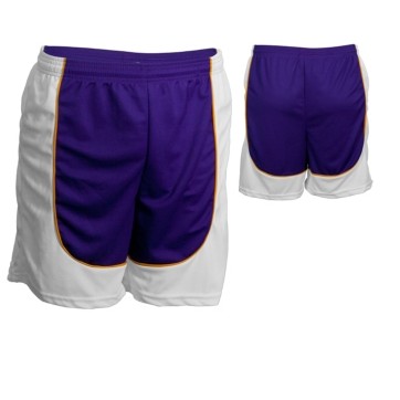 Youth Cool Mesh Short w/ Contrast Front & Back Panel & Piping (5" Inseam)