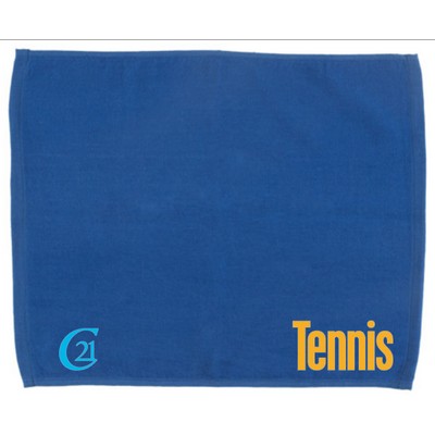 Velour Finish Sport Towel (1-color imprint) - Royal