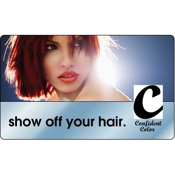 5" X 3" Kwik-Ship Chrome Polyester Digital Print Round Corner Decal w/Back Adhesive