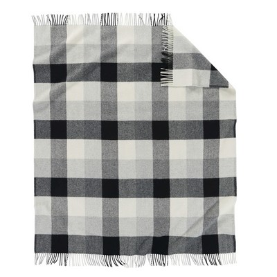 Eco Wise throw, Black/Ivory