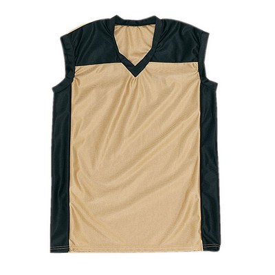 Adult Multi Sport Cool Mesh Jersey Shirt w/Contrast Shoulder Panel