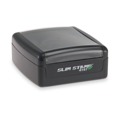 Slim Stamp™ Pre-Inked Square Stamp (1 5/8" x 1 5/8")
