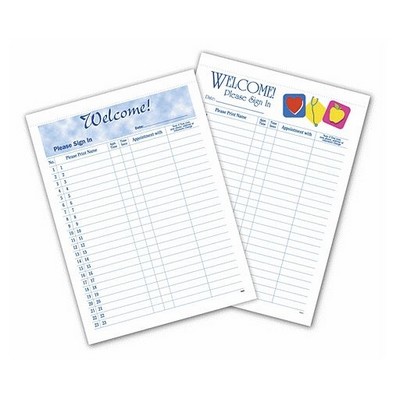 Security Sign-in Sheet Kits