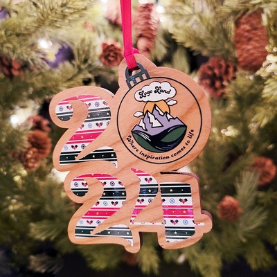 Customizable Hardwood Ornaments