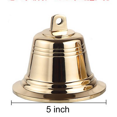 5" Brass Color Ship's Bell/Christmas Bell