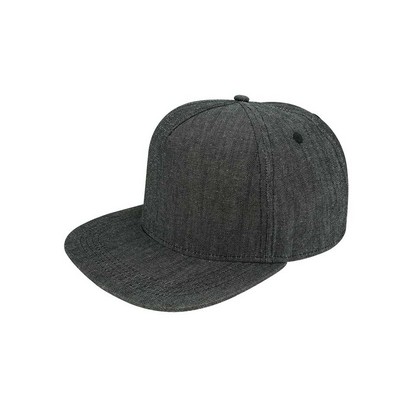 Flat Bill Snapback Cap
